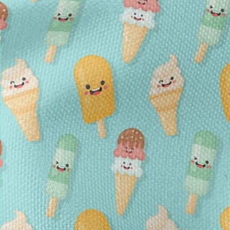 Playful Cartoon Popsicle Waterproof Canvas