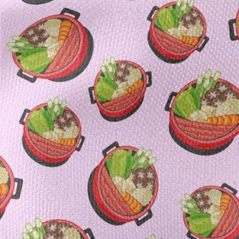 Cartoon Japanese Sukiyaki Waterproof Canvas