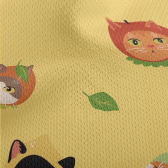 Fruit Headband Cat Athletic Mesh Flat Back