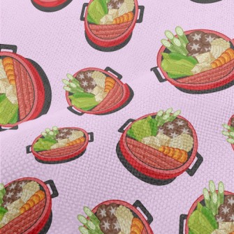Cartoon Japanese Sukiyaki Performance Linen