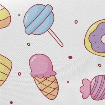 Cute Colorful Sweets Twill