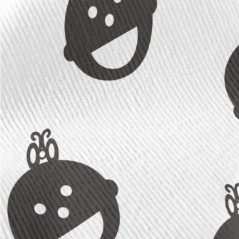 Happy Children Smiling Faces Standard Corduroy