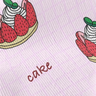 Strawberry Cream Cake Standard Corduroy