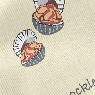 Cartoon Hand Drawn Cockle Standard Corduroy