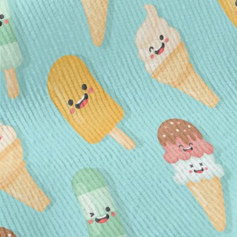 Playful Cartoon Popsicle Standard Corduroy