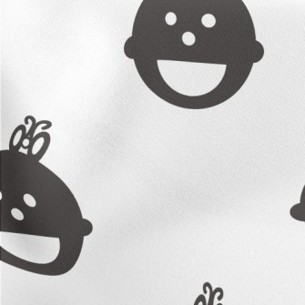 Happy Children Smiling Faces Stretch Ponte