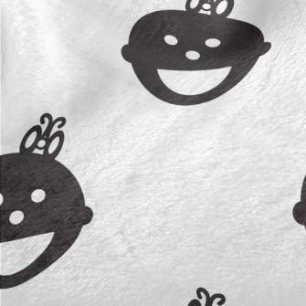 Happy Children Smiling Faces Minky