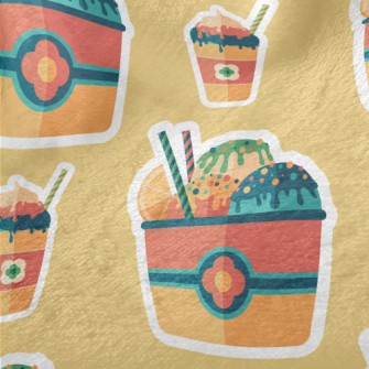 Fruit Ice Cream Stickers Minky