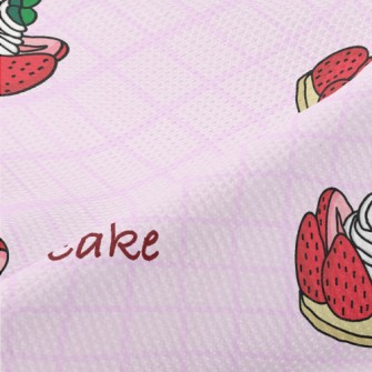 Strawberry Cream Cake Piqué