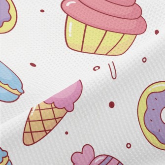 Cute Colorful Sweets Piqué