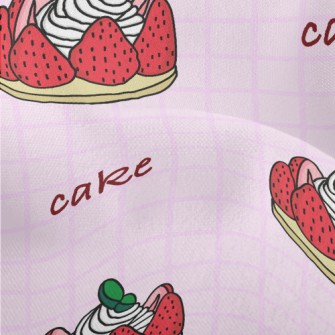 Strawberry Cream Cake Lightweight Performance Linen
