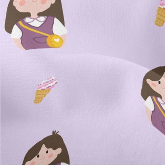 Happy Outing Little Girl Lightweight Performance Linen