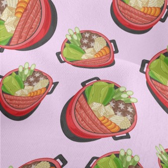 Cartoon Japanese Sukiyaki Lightweight Performance Linen