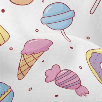 Cute Colorful Sweets Lightweight Performance Linen
