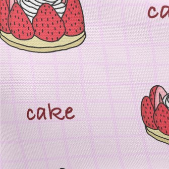 Strawberry Cream Cake Pongee