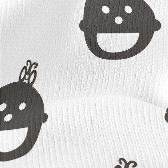 Happy Children Smiling Faces Stretch Jersey