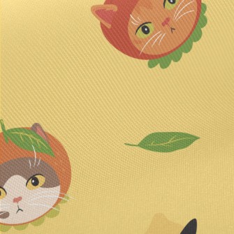 Fruit Headband Cat Midweight Cotton Poplin