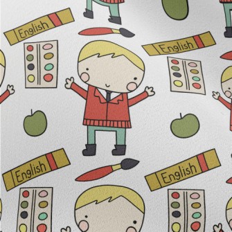 Happy School Boy Chiffon