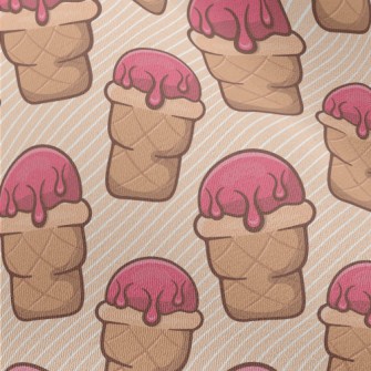 Pink Ice Cream Cone Chiffon