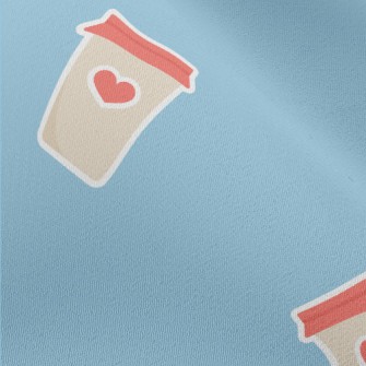 Love Coffee Sticker Chiffon