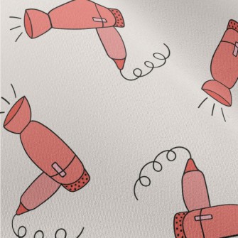 Cute Cartoon Hair Dryer Chiffon