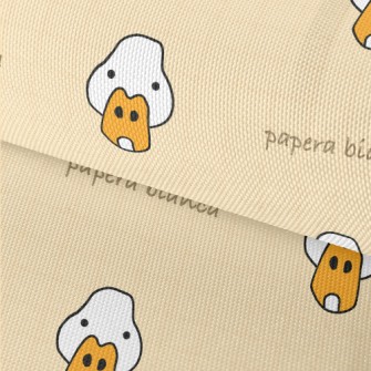 Hand Drawn Duck Doodle Waterproof Oxford