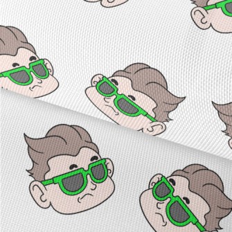 Cool Boy With Sunglasses Waterproof Oxford