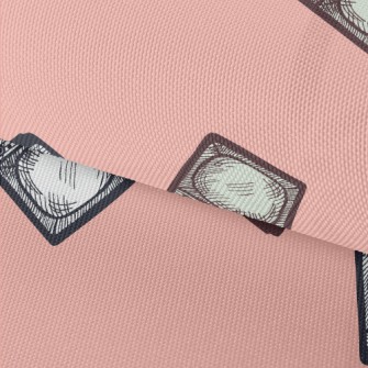 Hand Drawn Retro Tv Waterproof Oxford