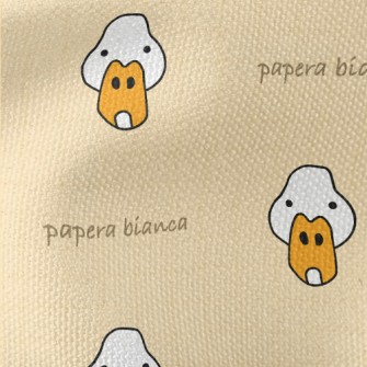 Hand Drawn Duck Doodle Waterproof Canvas