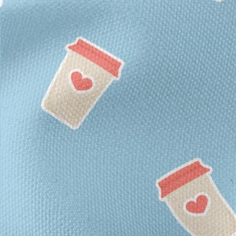 Love Coffee Sticker Waterproof Canvas