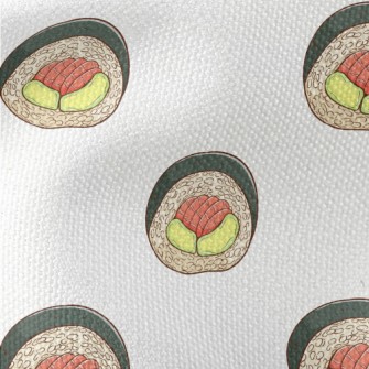 Avocado Salmon Sushi Roll Waterproof Canvas
