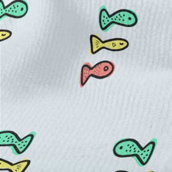 Graffiti Three-color Fish Terry