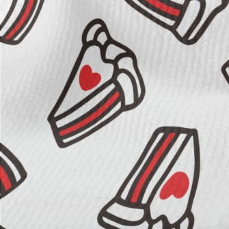 Hand-painted Heart Cake Terry