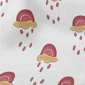 Red Rainbow And Rain Terry