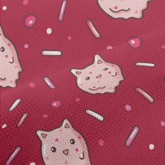 Strawberry Cat Ice Cream Performance Linen