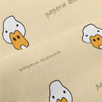 Hand Drawn Duck Doodle Performance Linen