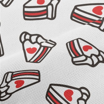 Hand-painted Heart Cake Performance Linen