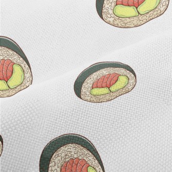 Avocado Salmon Sushi Roll Performance Linen