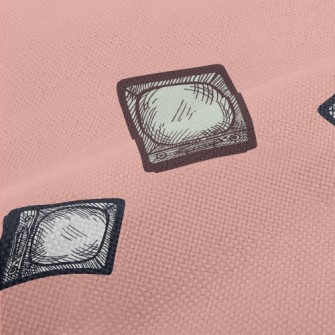 Hand Drawn Retro Tv Performance Linen