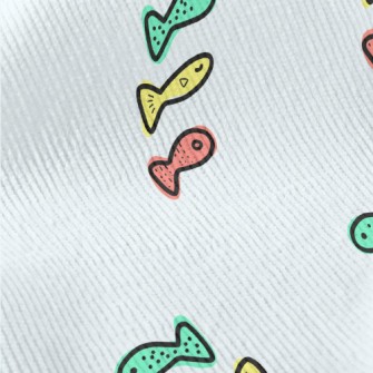 Graffiti Three-color Fish Standard Corduroy