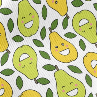 Happy Smiley Pear Standard Corduroy