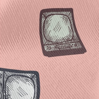 Hand Drawn Retro Tv Standard Corduroy