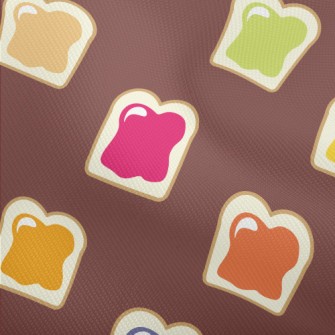 Colorful Jam Toast Dobby