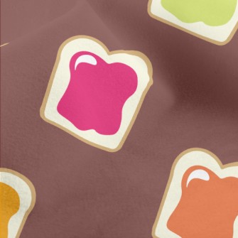 Colorful Jam Toast Micro Fleece