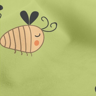 Cute Cartoon Bee Micro Fleece