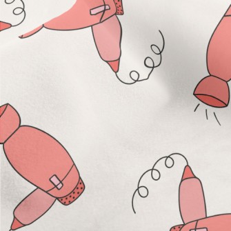 Cute Cartoon Hair Dryer Micro Fleece