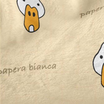 Hand Drawn Duck Doodle Minky