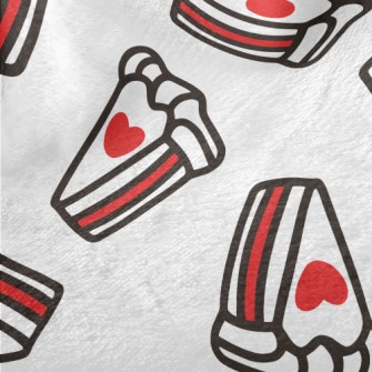 Hand-painted Heart Cake Minky