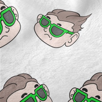 Cool Boy With Sunglasses Minky