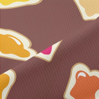 Colorful Jam Toast Piqué